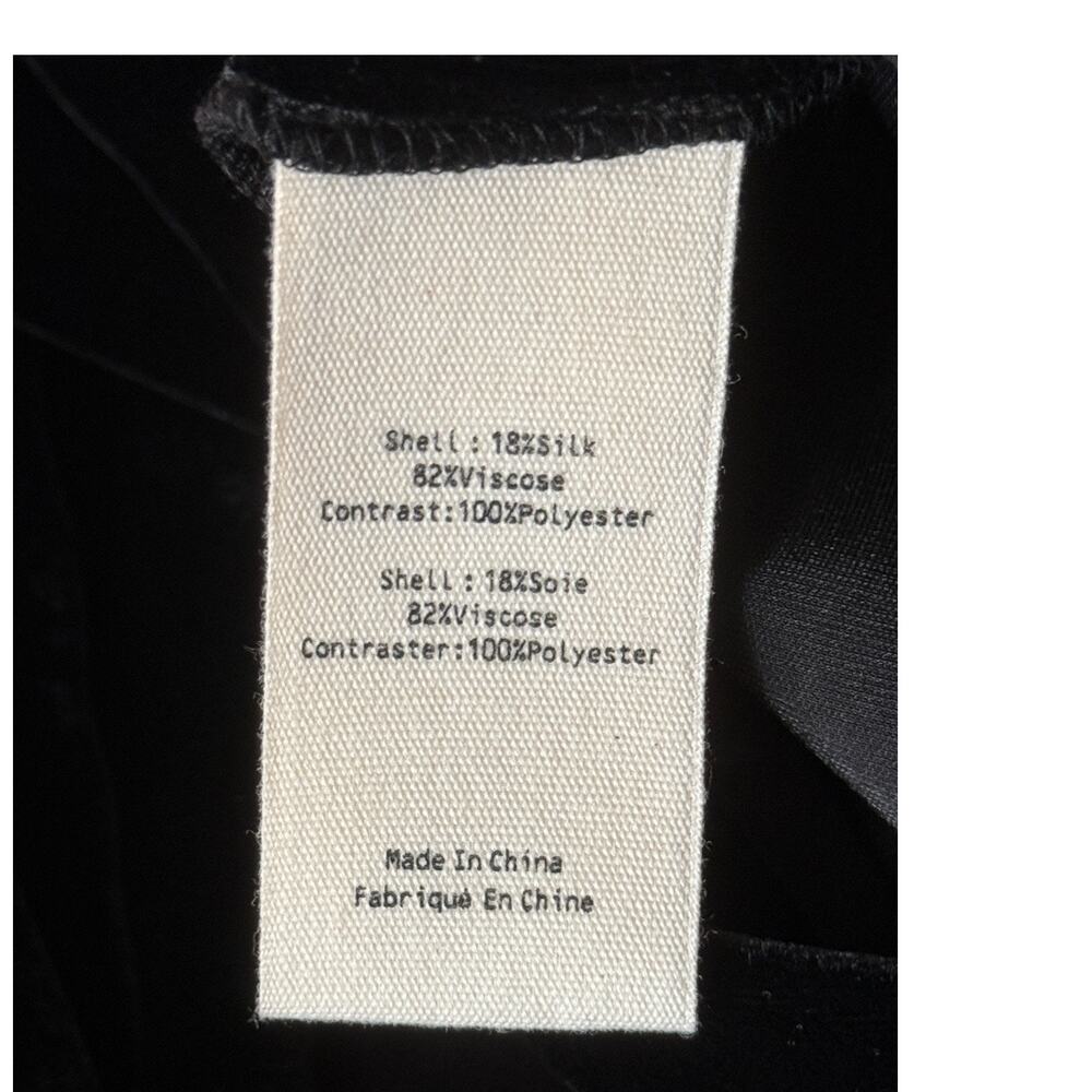 L'Agence pants Rebel Velvet Trouser black size 0 - Picture 5 of 8